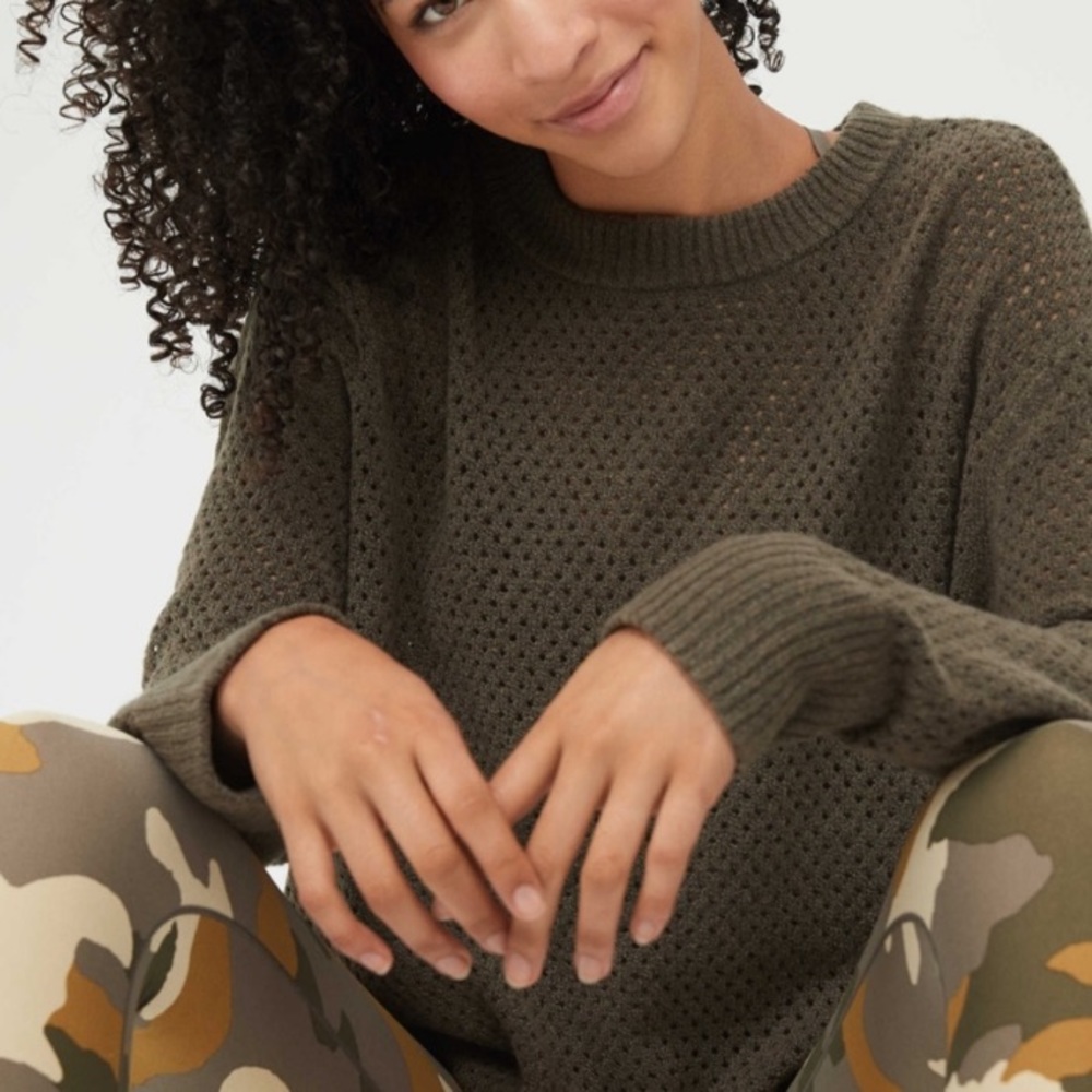 NWOT Aerie Offline Open Knit Sweater